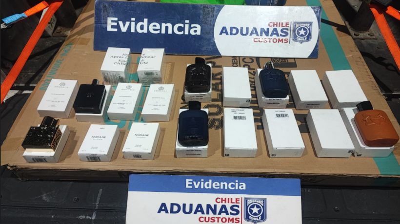 Interceptan millonario contrabando de perfumes en la avanzada El Loa