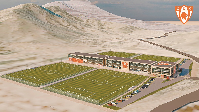 Deportes Copiapó presentó proyecto de ciudad deportiva: minera cedió terreno