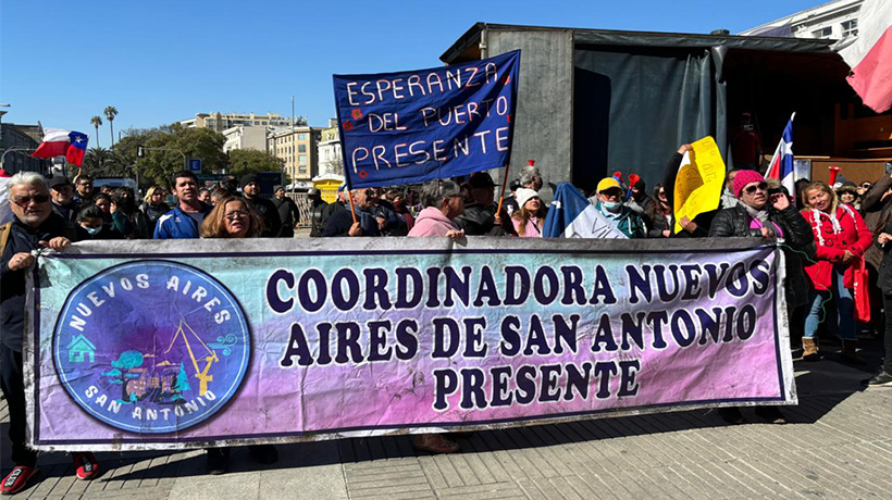 Dirigentes de campamento Cerro Centinela se hacen parte del recurso de protección que ordena su desalojo Dirigentes de campamento Cerro Centinela se hacen parte del recurso de protección que ordena su desalojo