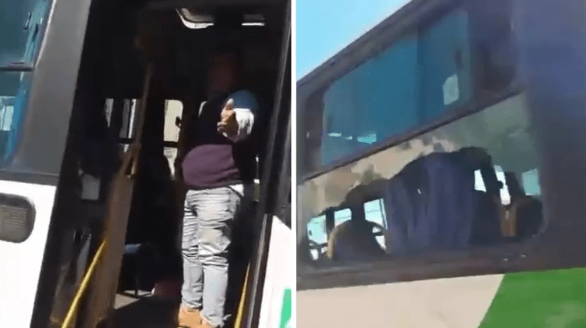 [VIDEO] Pasajero increpó a chofer de micro por ir a exceso de velocidad en Av. España: &quot;Nadie los puede controlar&quot;