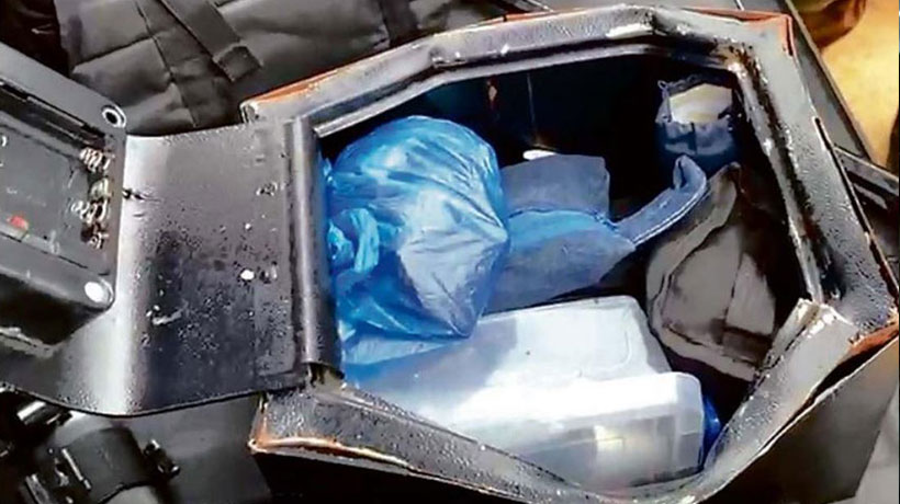 Operativo policial en El Tabo deja un detenido: en caja fuerte se encontró $9 millones en drogas