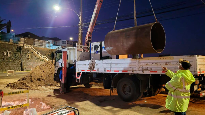 Suministro de agua potable fue normalizado en la parte alta de Valparaíso: trabajos finalizaron sin inconvenientes