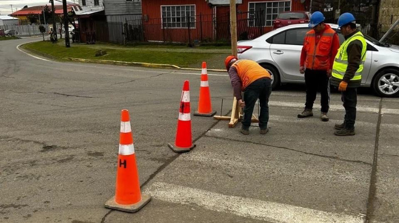 En Los Muermos se da inicio al mejoramiento de infraestructura peatonal