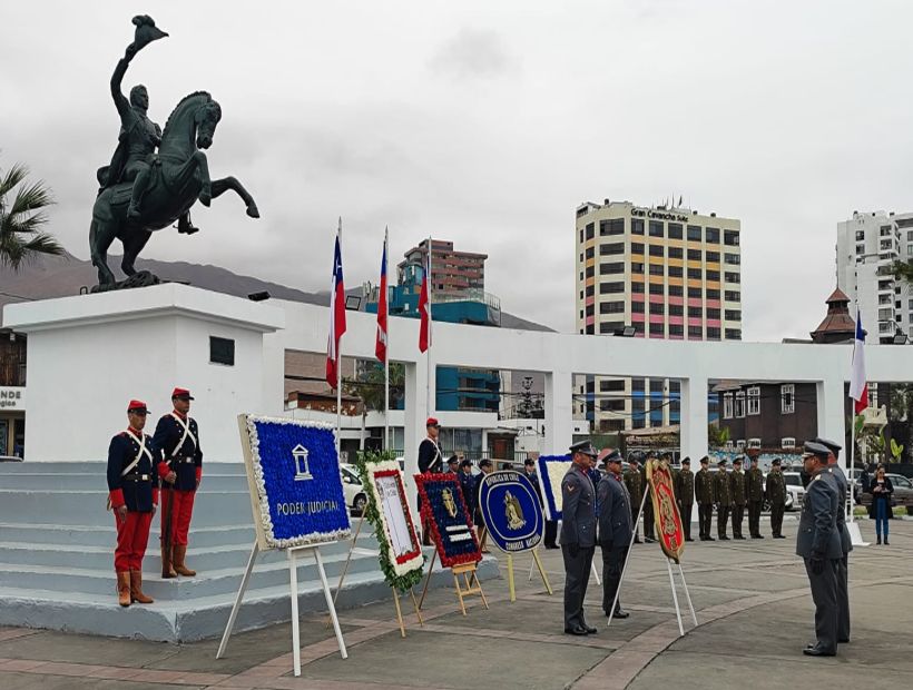 Iquique conmemora el 246° aniversario del natalicio de Bernardo O'Higgins con ceremonia solemne Iquique conmemora el 246° aniversario del natalicio de Bernardo O'Higgins con ceremonia solemne
