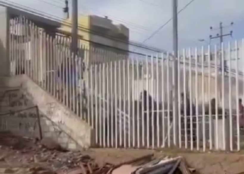 Incidentes en entrenamiento de Deportes Antofagasta en cancha auxiliar del Estadio Calvo y Bascuñán Incidentes en entrenamiento de Deportes Antofagasta en cancha auxiliar del Estadio Calvo y Bascuñán