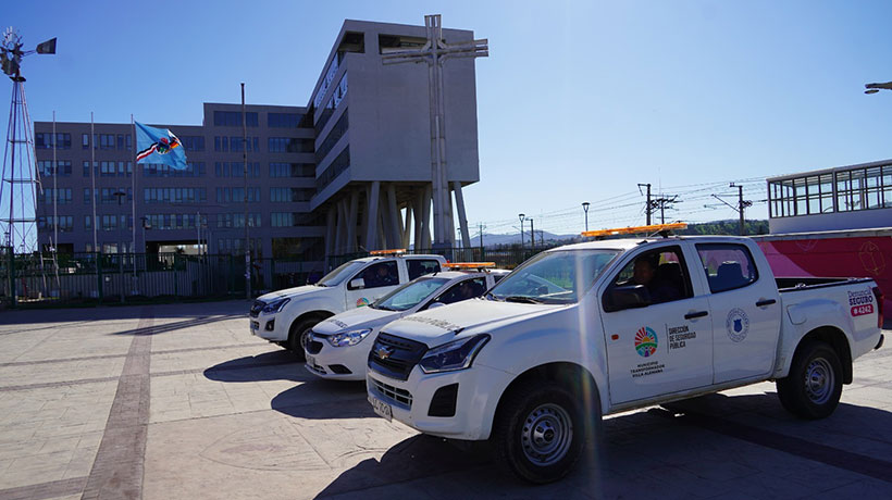 Villa Alemana ampliará patrullajes con nuevas camionetas para Seguridad Pública