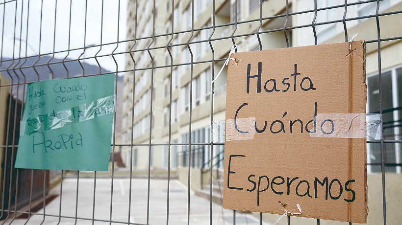 Hace dos años 400 familias del Condominio Puerto Horizonte esperan entrega de viviendas en Antofagasta