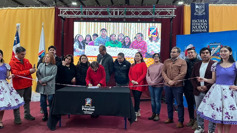 Firman acuerdo de diseño para la nueva infraestructura de la Escuela Estación Nuevo Porvenir en Puyehue