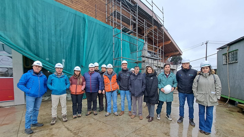 Sexta Compañía de Bomberos de Puerto Varas lleva 80% de avance y proyectan su término para diciembre