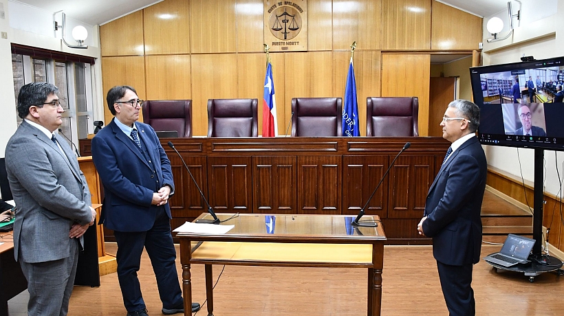 Juró nuevo ministro interino de la Corte de Apelaciones de Puerto Montt