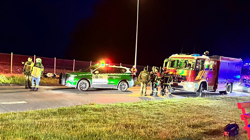 Brigadista murió tras impactar su moto con un poste en Puerto Montt