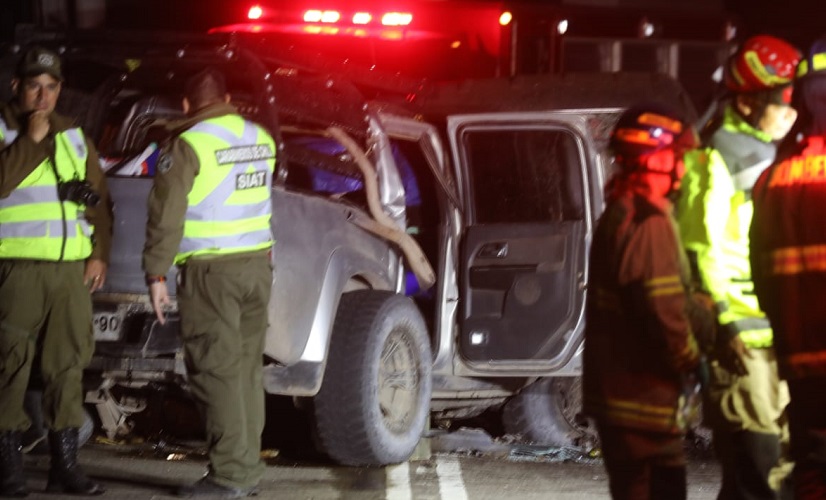 Tragedia: cuatro muertos por colisión frontal en Atacama