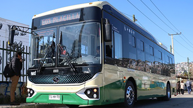 Comenzaron a circular dos nuevos servicios de microbúses eléctricos en Valparaíso