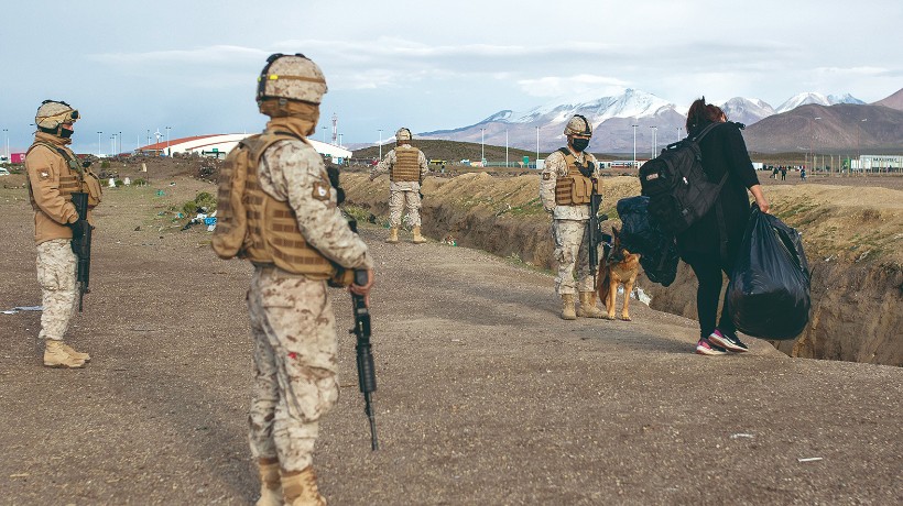 Extienden despliegue militar en frontera de la macrozona norte Extienden despliegue militar en frontera de la macrozona norte
