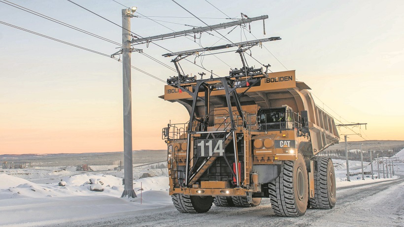 Caex: tecnología trolley reduce 50% las emisiones de dióxido de carbono