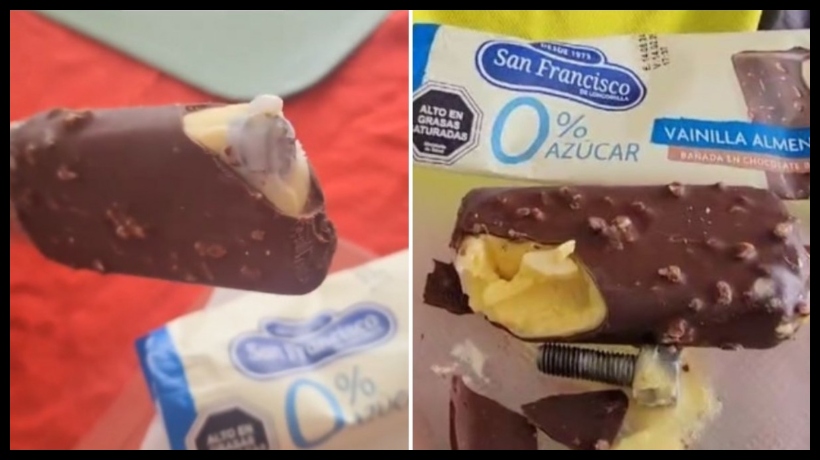 El Sernac ofició a Carozzi luego de que un consumidor encontrara un tornillo en un helado San Francisco