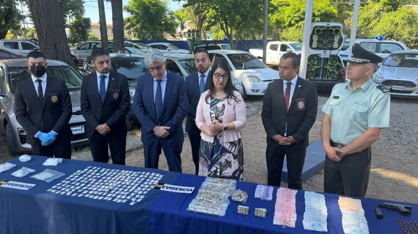 Desarticulan banda criminal venezolana que traficaban cocaína por delivery en Chillán