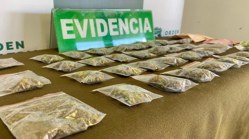 La Unión: Pasajero de bus viajaba con más de 70 dosis de drogas