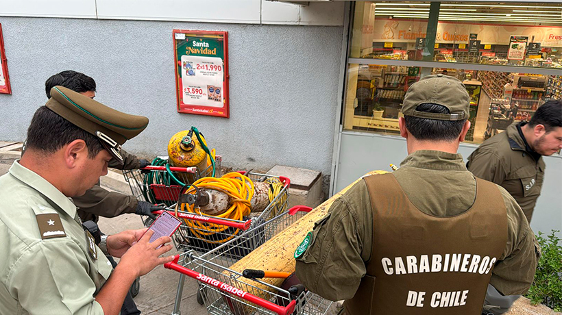 Intentaron robar cajero automático mediante técnica de saturación con gas en Villa Alemana
