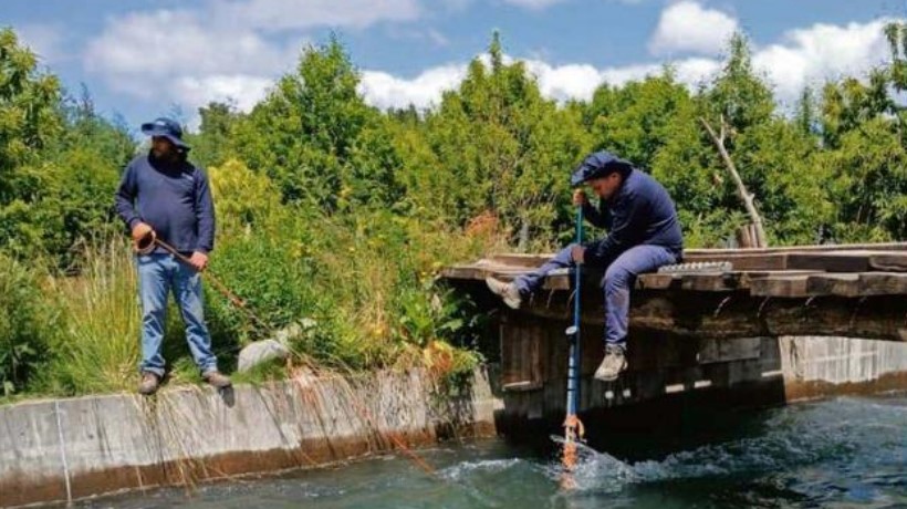 Comparación anual da cuenta de baja en caudal de Río Ñuble