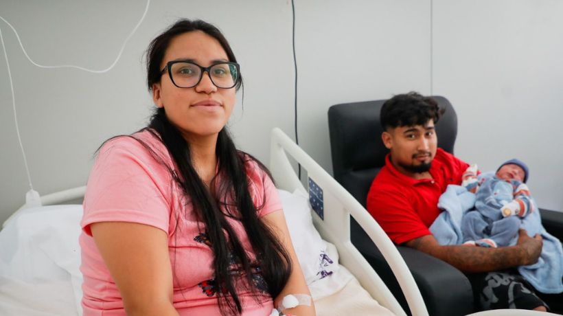 Tres minutos después de la medianoche nació el primer antofagastino del 2025 en el Hospital Regional