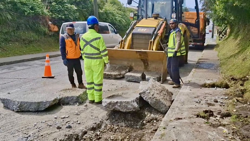 Ancud invierte 83 millones en reparación de calzadas