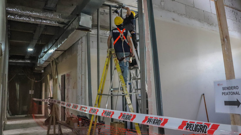 Hospital Las Higueras inició obras de nuevos pabellones para cirugía mayor ambulatoria: se estima el aumento en 3 mil intervenciones