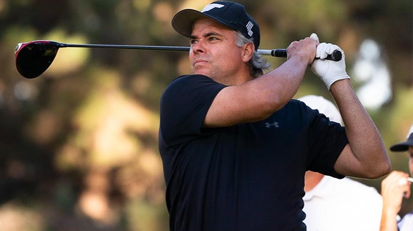 Fernando González fue uno de los protagonistas del Abierto de Golf de Santo Domingo
