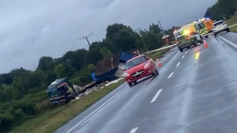 Dalcahue: Accidente de tránsito en recta Butalcura deja a tres personas fallecidas