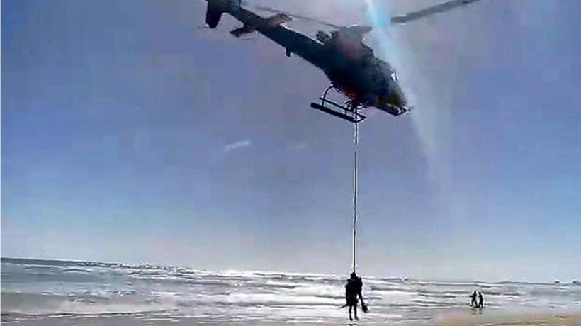 Salvavidas de El Tabo protagonizaron un heroico rescate en playa Las Gaviotas