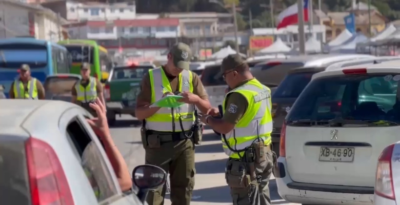 Casi 6 mil detenidos en la Región de Valparaíso bajo el Plan Verano Seguro