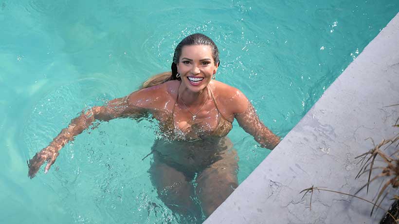 “Una mujer es una compañera”: así fue el piscinazo de Faloon tras confirmarse que también es reina de Viña 2025
