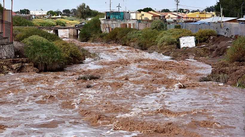 Activan alerta temprana por nuevas precipitaciones al interior de Provincia El Loa