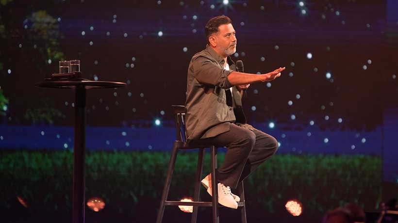“A veces me hacían bromas…”: la hilarante intervención de Pedro Ruminot con el público en Viña