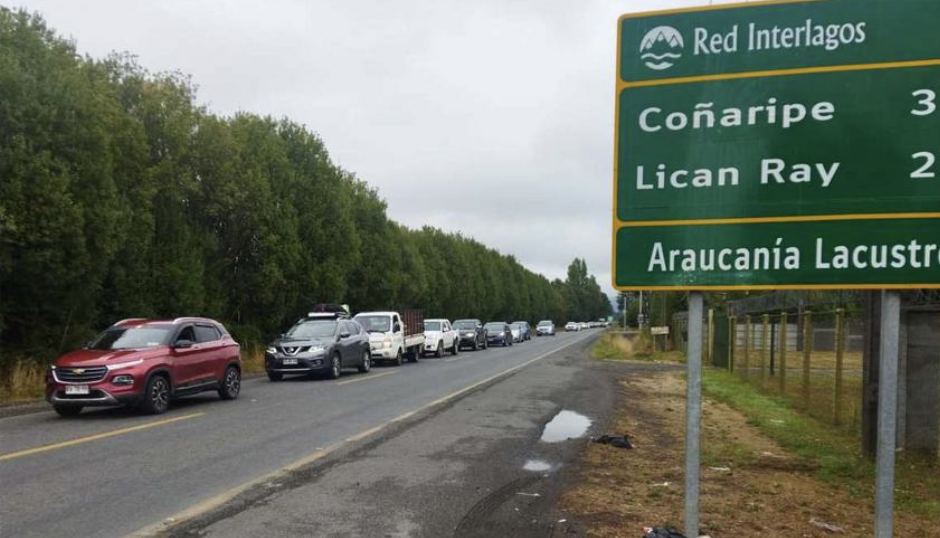 Éxodo masivo de turistas en la zona lacustre tras lluvias y fin del verano