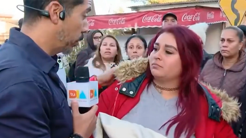 [VIDEO] Periodista de Canal 13 sufrió agresión durante desalojo de toma Lajarilla