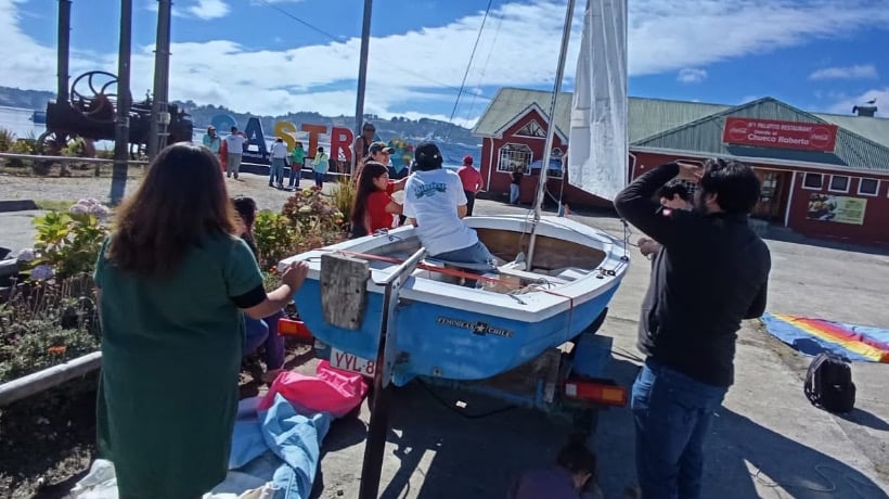 Taller de vela en Castro fue un éxito