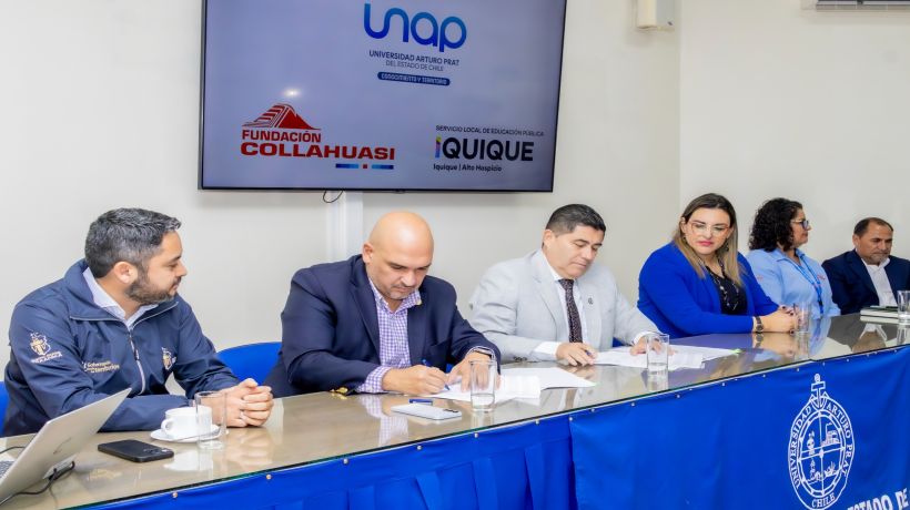 Firman convenio para desarrollar programas de continuidad de Educación Superior en Alto Hospicio