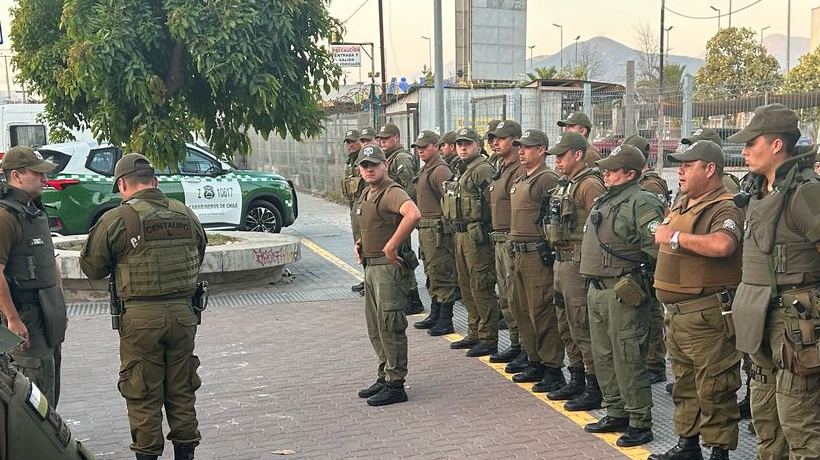 Operativo policial en Quillota deja cinco detenidos y múltiples fiscalizaciones