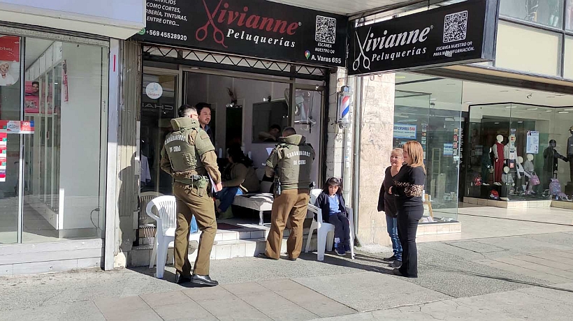 Robaron por segunda vez en peluquería de calle Antonio Varas de Puerto Montt