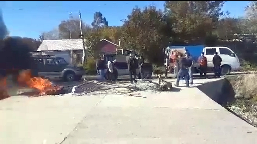 Vecinos de isla Maillen protestaron por precio del pasaje en transbordador