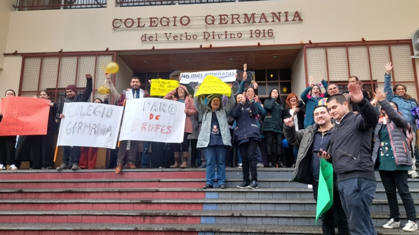 Profesores del Colegio Germania de Puerto Varas inician paro por amenazas de muerte
