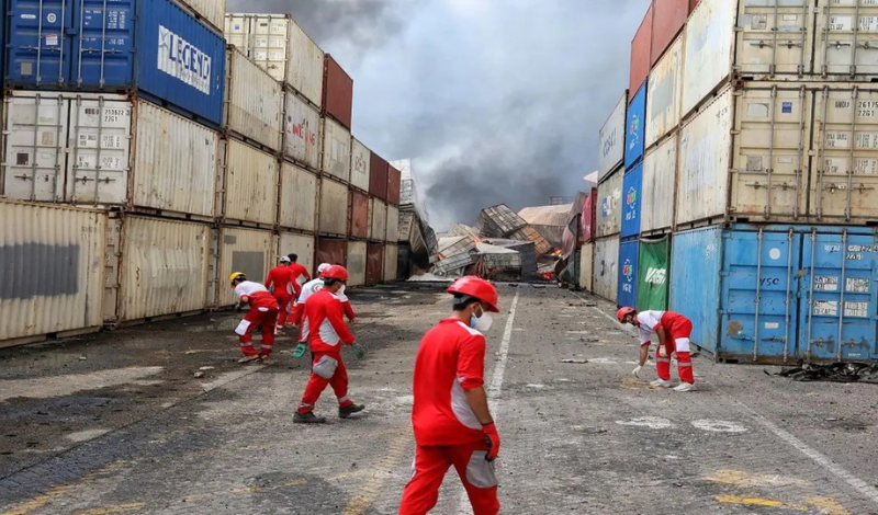 Tras devastadora explosión, puerto iraní Shahid Rayai retoma operaciones a plena capacidad