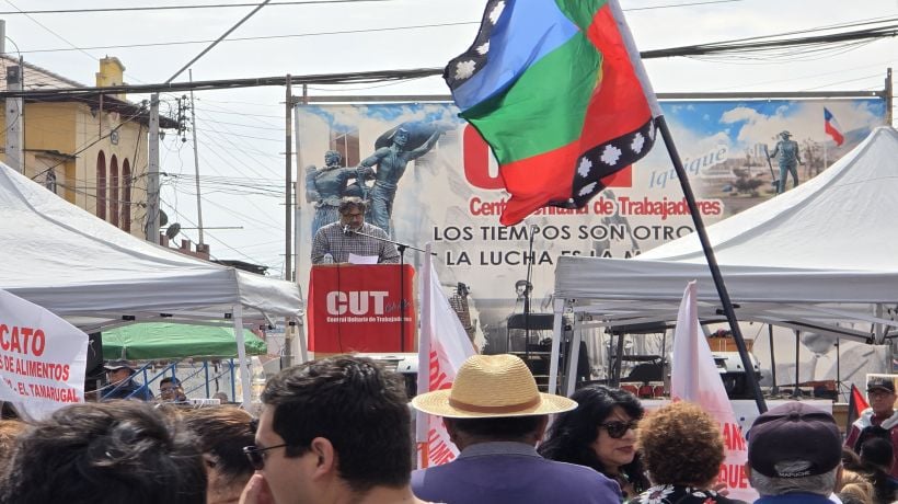 CUT conmemora el Día del Trabajador en Tarapacá y envía mensaje a seguir luchando por mejores condiciones, sueldos y pensiones