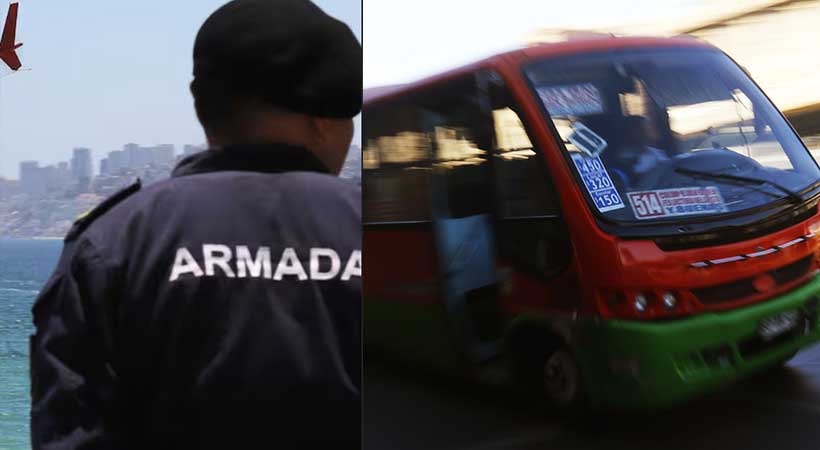 Con arraigo nacional quedó funcionario de la Armada por conducir micro bajo los efectos de cocaína en Valparaíso