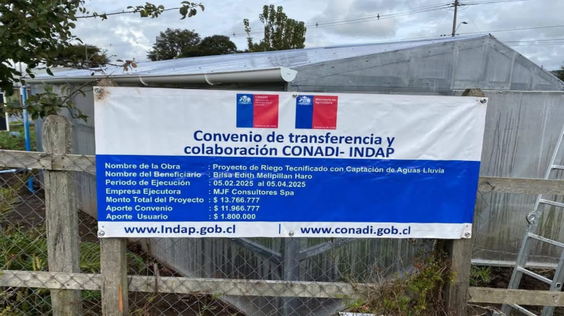 En Dalcahue celebran la implementación de innovador sistema de riego en el campo local