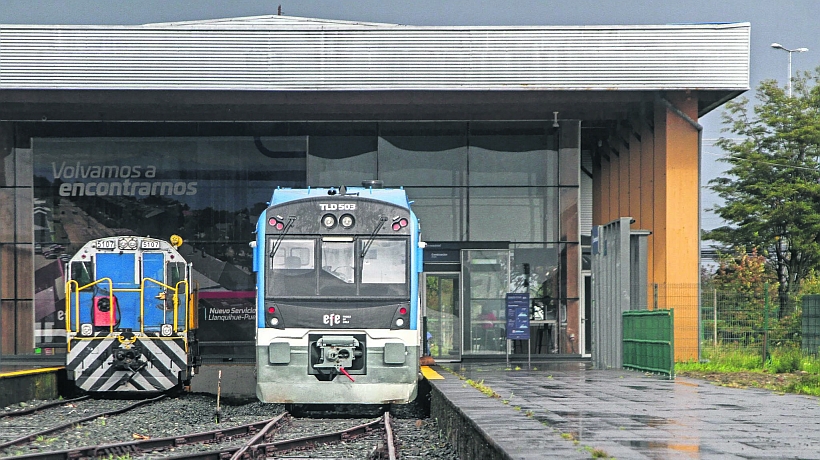 Tren Llanquihue-Puerto Montt reanuda hoy su servicio tras suspensión preventiva