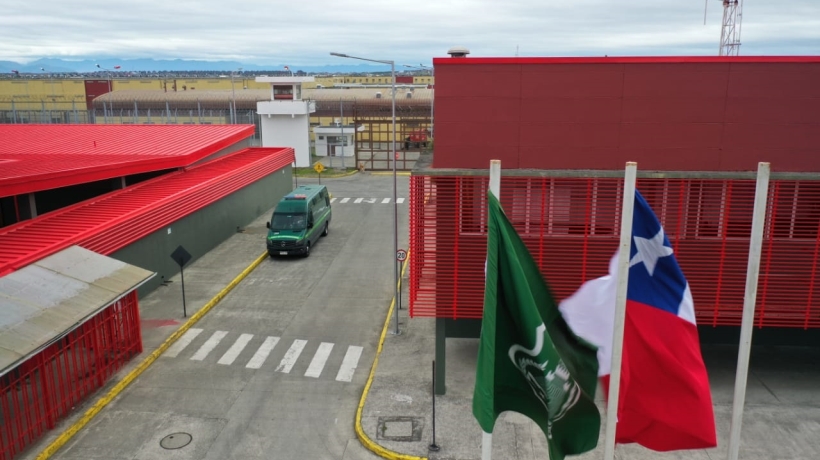 Reo salió de su módulo en la cárcel de Puerto Montt pero fue rápidamente interceptado