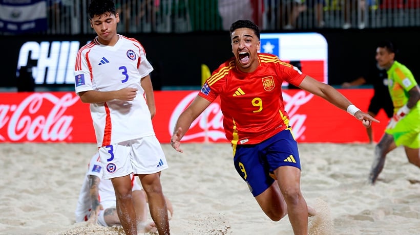 La Roja playera cayó por 2-4 ante España en su segundo partido del Mundial en Seychelles