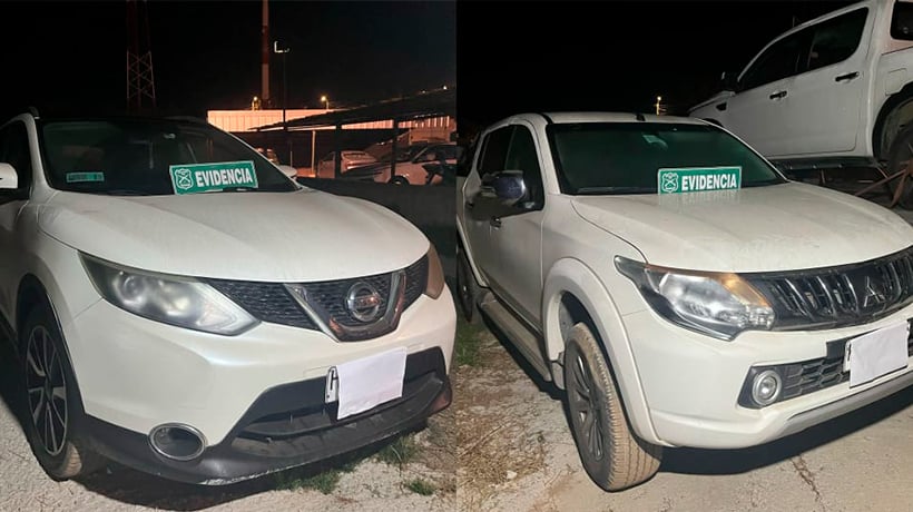 Recuperan cuatro vehículos con encargo por robo estacionados en toma de Viña del Mar